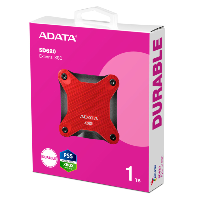 SSD externo Adata 1TB SD620 USB 3.2 Rojo image 7