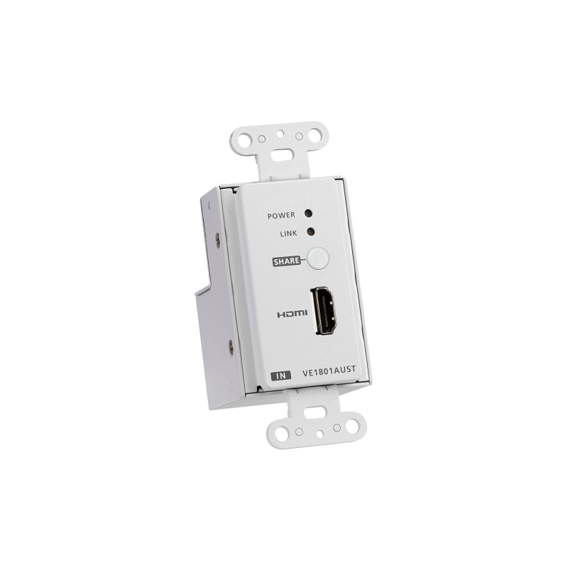 Transmisor HDMI HDBaseTLite con placa de pared estadounidense/PoH image 7