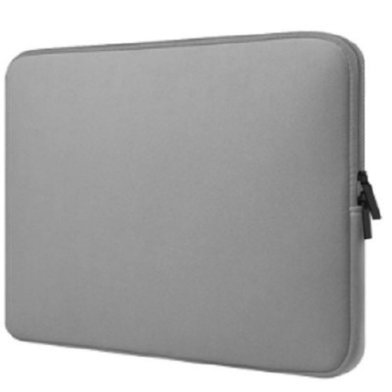 FUNDA BROBOTIX DE NEOPRENO PARA LAPTOP 14 PULGADAS , BASICA, GRIS image 3