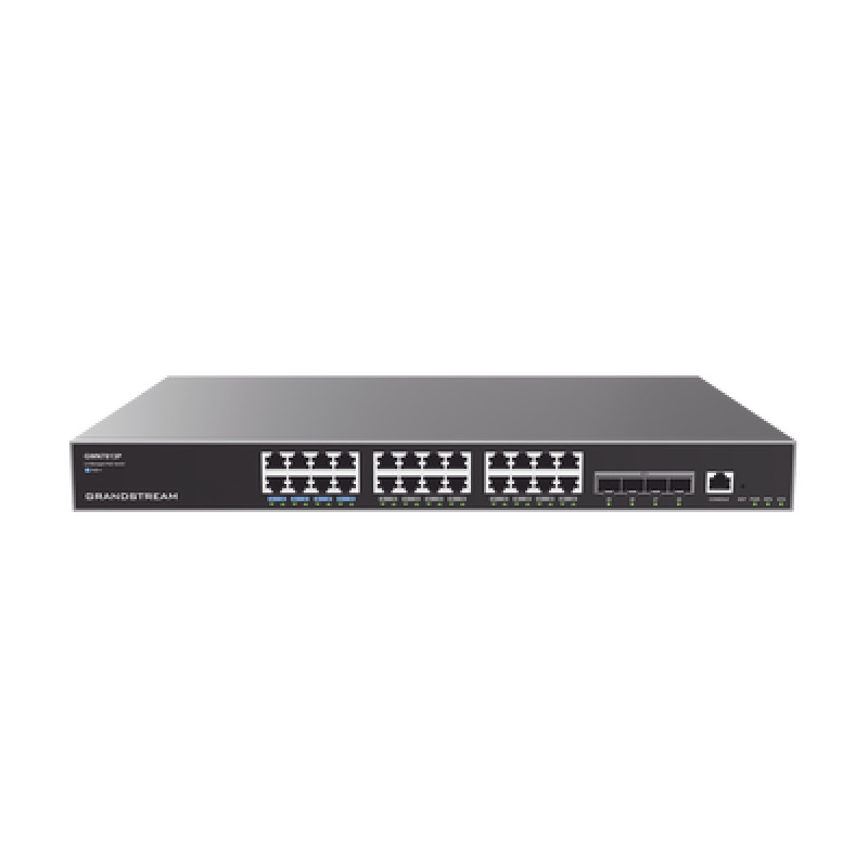 Switch Capa 3 PoE Administrable / 24 puertos 10/100/1000 Mbps  4 Puertos SFP de 10 Gigabits / Hasta 360W / Compatible con GWN Cloud image 3
