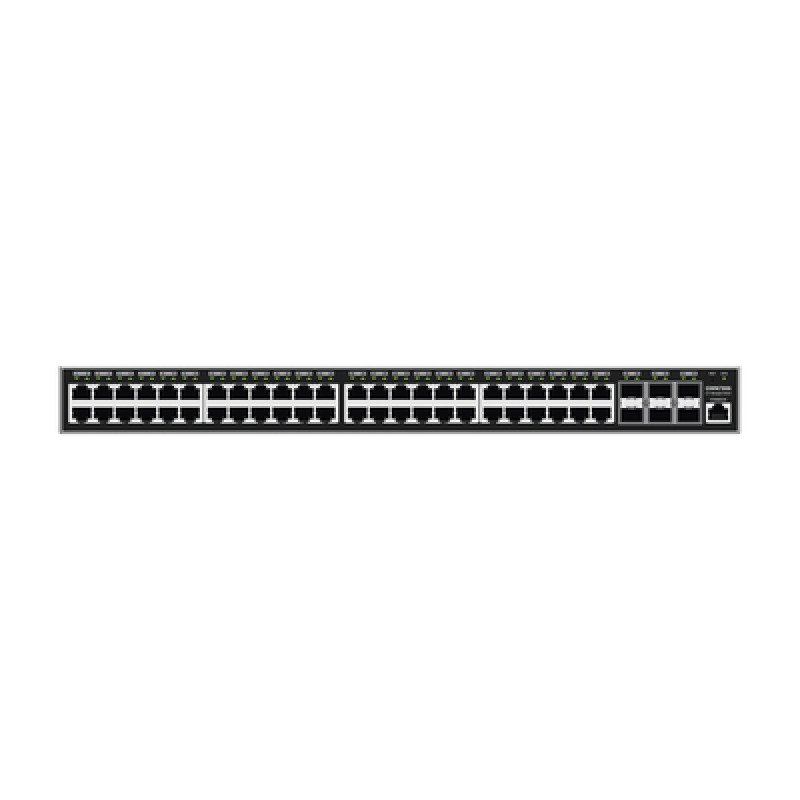 Switch Gigabit Administrable / 48 puertos 10/100/1000 Mbps 6 Puertos SFP / Compatible con GWN Cloud