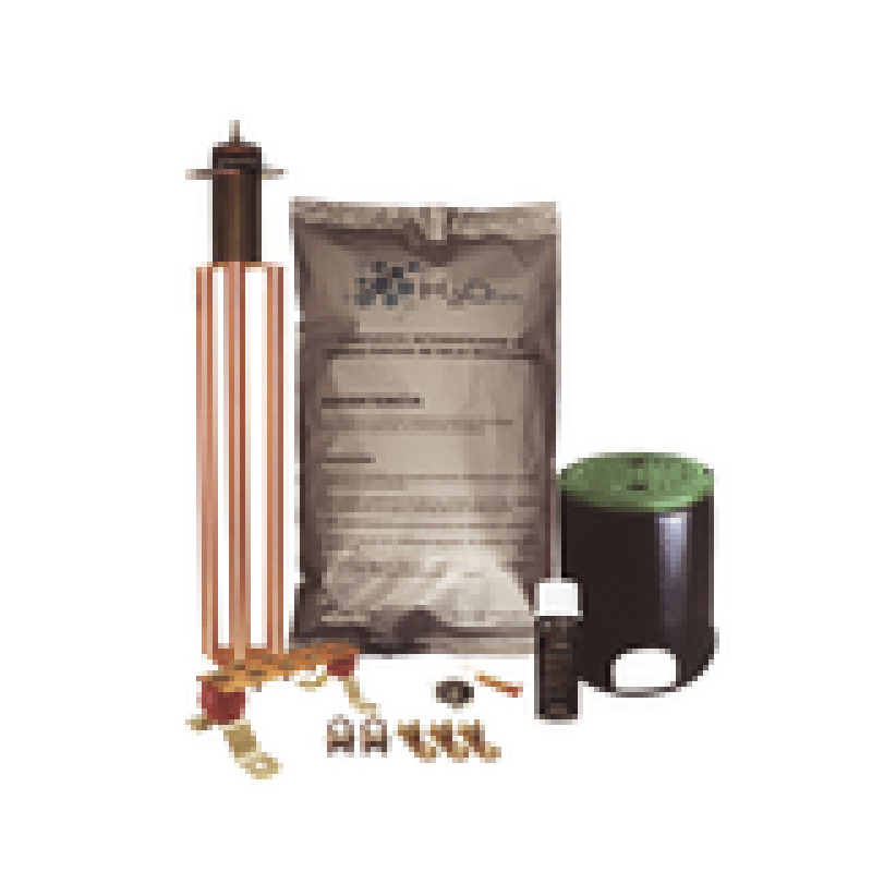 Kit de tierra física modelo TG45AB con Electrodo Magnetoactivo capacidad 45 AMP