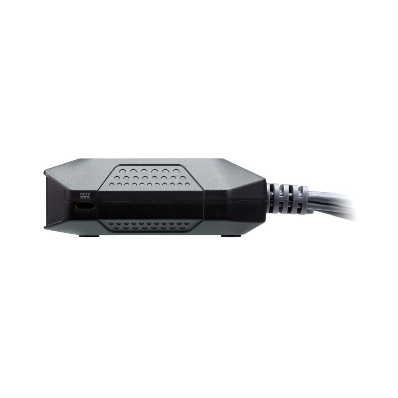 Conmutador KVM con cable HDMI 4K USB de 2 puertos con selector de puerto remoto image 6