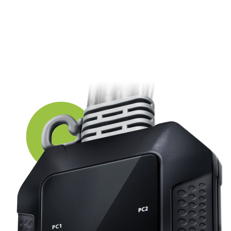 Conmutador KVM con cable HDMI 4K USB de 2 puertos con selector de puerto remoto image 8