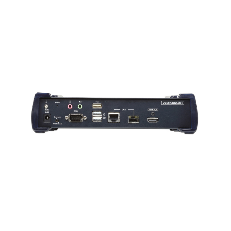 Unidad receptora extensora 4K HDMI KVM sobre IP image 4
