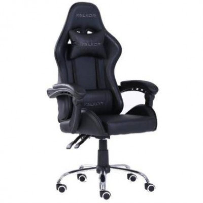 SILLA GAMER NEXTEP FALKOR NE-461N ERGONOMICA COLOR NEGRO