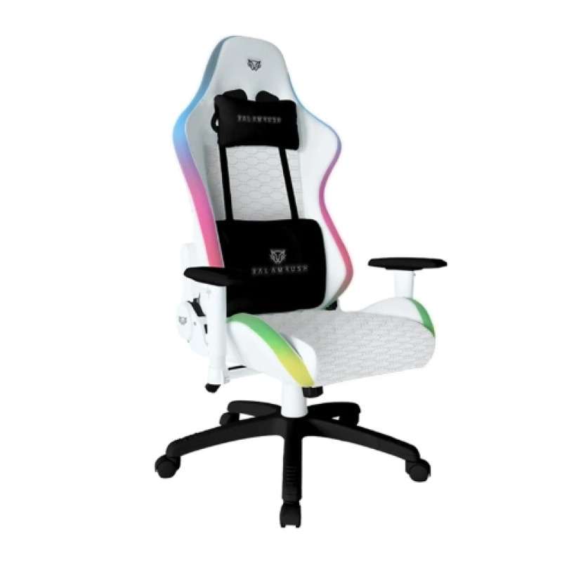 SILLA GAMER BALAM RUSH LIGHTNING FROST / ILUMINACION LED RGB / COJINES AJUSTABLES / PISTON CLASE 4 / MAX 120 KG / INCLINACION 90° A 180° / CONTROL 356 MODOS / BLANCO / BR-935920 image 3