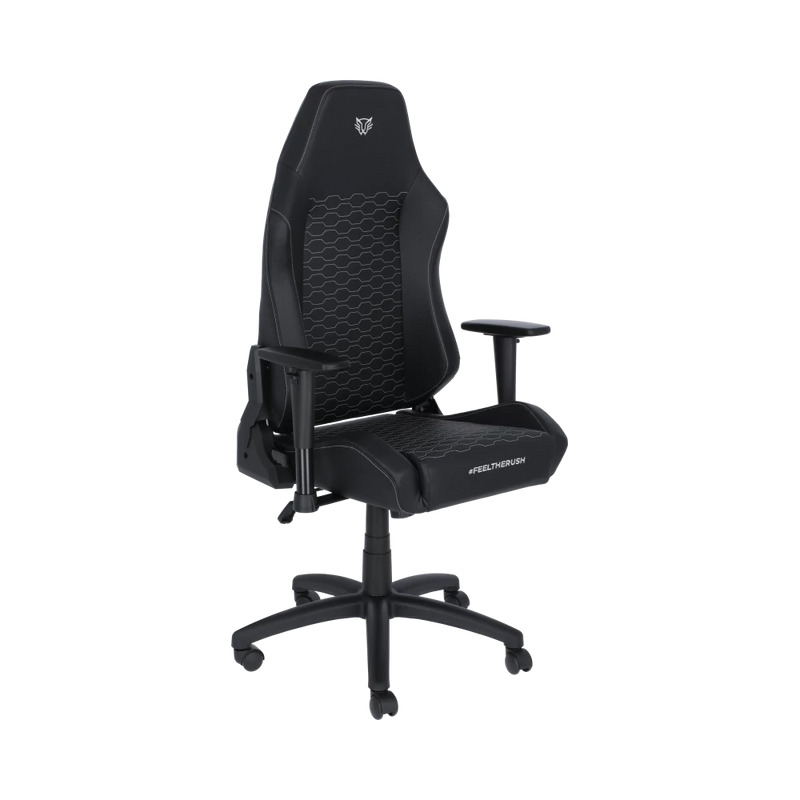 SILLA GAMER BALAM RUSH THUNDER NEAT / PISTON CLASE 3 / INCLINACION 180° / MAX 120 KG / MECANISMO DE MARIPOSA / REPOSABRAZOS 2D / NEGRO / BR-937856