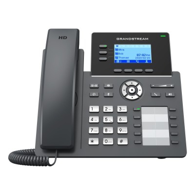 Teléfono IP Grado Operador 3 líneas SIP con 6 cuentas 10 botones BLF puertos Gigabit codec Opus IPV4/IPV6 con gestión en la nube GDMS image 3