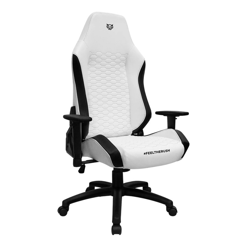 SILLA GAMER BALAM RUSH THUNDER NEAT / ESPUMA DE ALTA DENSIDAD / INCLINACION 180 GRADOS / MECANISMO DE MARIPOSA / REPOSABRAZOS 2D / PISTON CLASE 3 / MAX 120 KG / BLANCO / BR-938211