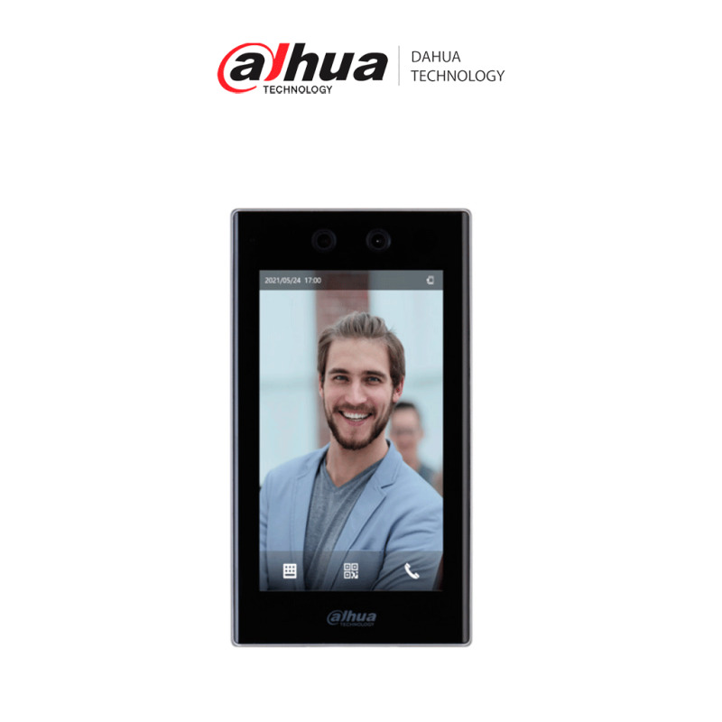 Dahua DHI-ASI7213K-W Control de acceso con reconocimiento facial LCD 7"/ Cámara de 2MP/ 50,000 Usuarios/ 50,000 Caras/ 100,00 Contraseñas/ QR Código/ Distancia de Reconocimiento 1.3 m-3.0 m/ Algoritmo de Aprendizaje Profundo image 2