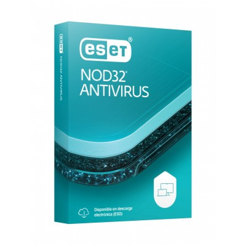 ESET NOD32 ANTIVIRUS 1 LIC 1 AñO CAJA