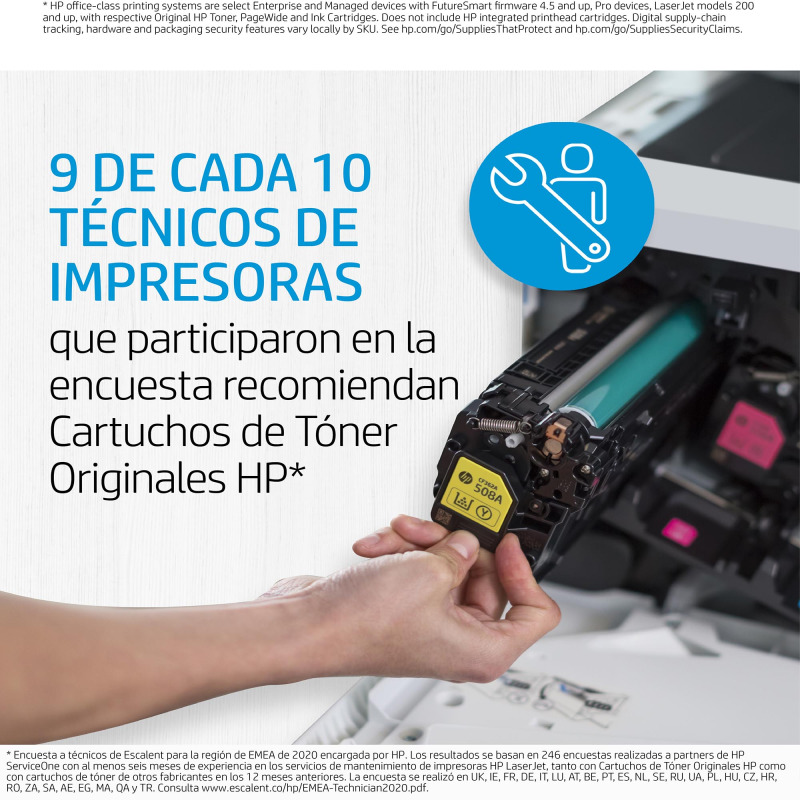 HP Cartucho original de tóner magenta 826A LaserJet image 5