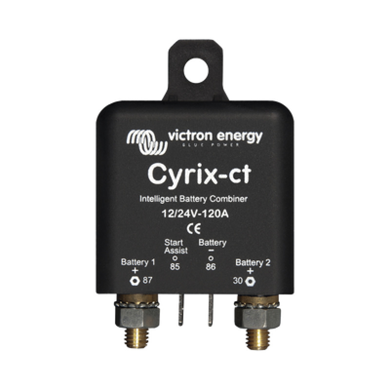 CyrixCT 12/24 V 120 A / Combinador Inteligente de Baterías en Vehículos y Embarcaciones