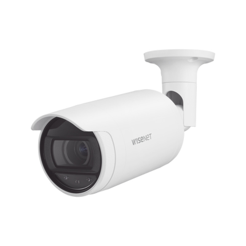 Cámara IP Tipo Bala 4 Megapíxel / Lente 33 a 103mm / IR 30M / WDR 120db / IP66 / H265  WiseStream / modo pasillo / POE 8023af