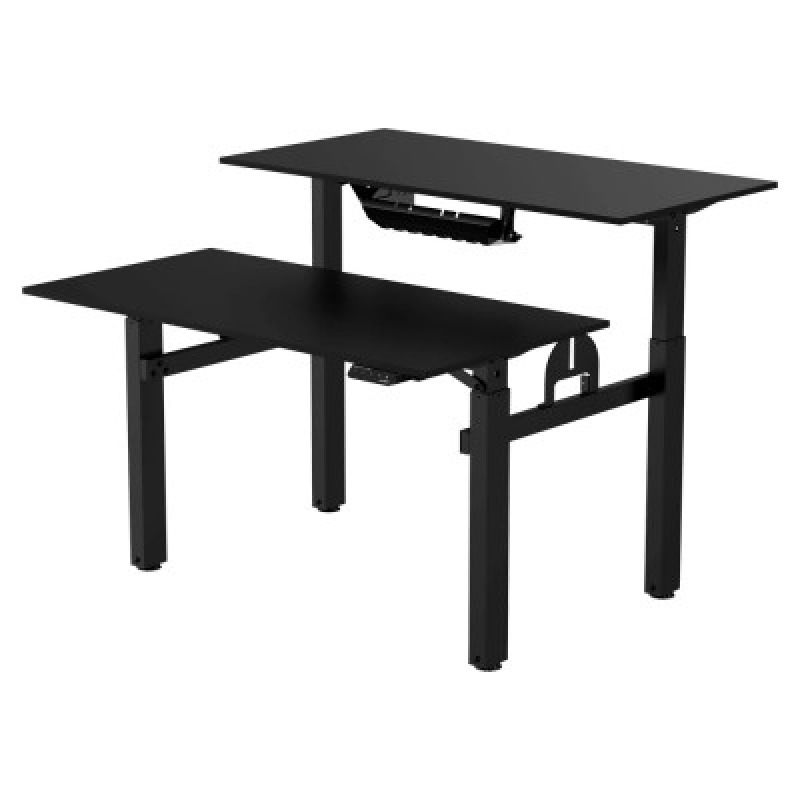 ESCRITORIO ACTECK ERGO DESK V2 ED727/ ERGONOMICO DOBLE / CONTROL INTELIGENTE / ALTURA AJUSTABLE / HASTA 80 KG ESTATICO / NEGRO / AC-937269