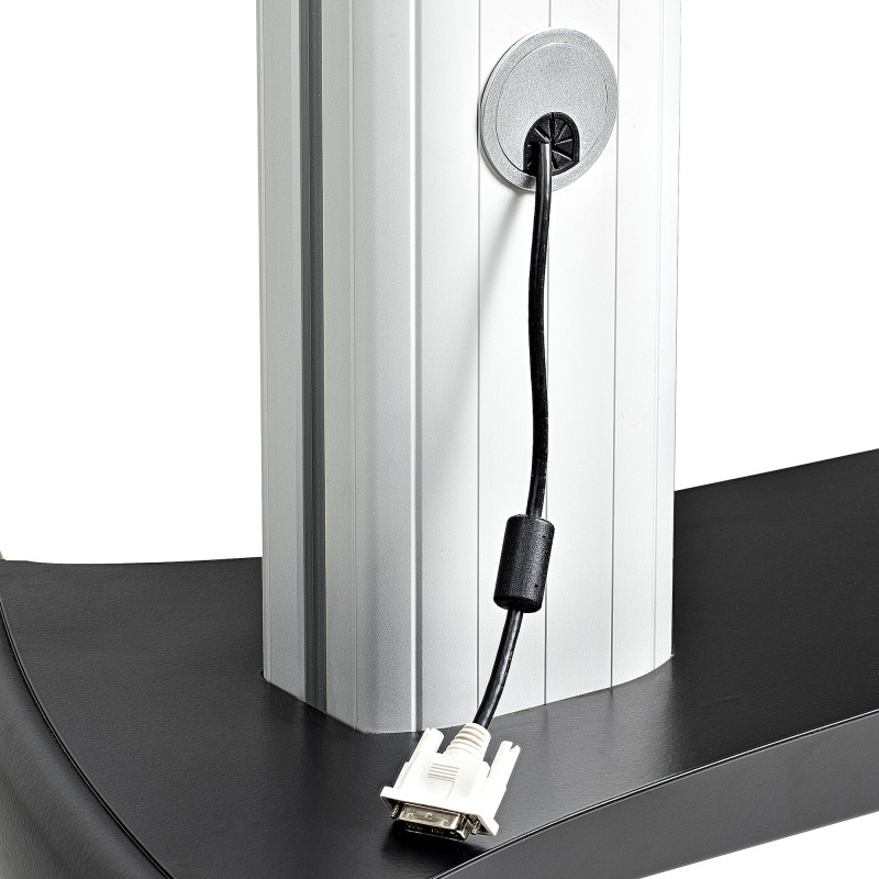 CARRITO PARA DOS TV DE 37 A 60 PULGADAS - HASTA 50KG CADA UNO - SOPORTE VESA MOVIL PARA DOS TV - CON ESTANTES PARA EQUIPOS - SOPORTE CON RUEDAS PARA TV - SOPORTE RODANTE STARTECH.COM - STNDMTVDUO image 6