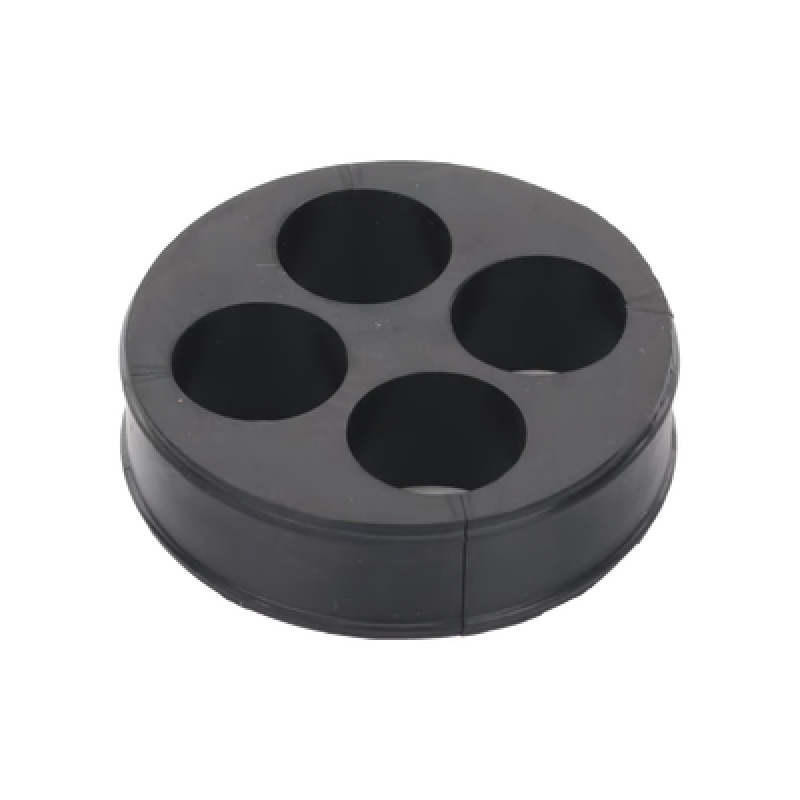 Inserto de Caucho de 4 Con Cuatro Orificios para Cable de 7/8 in