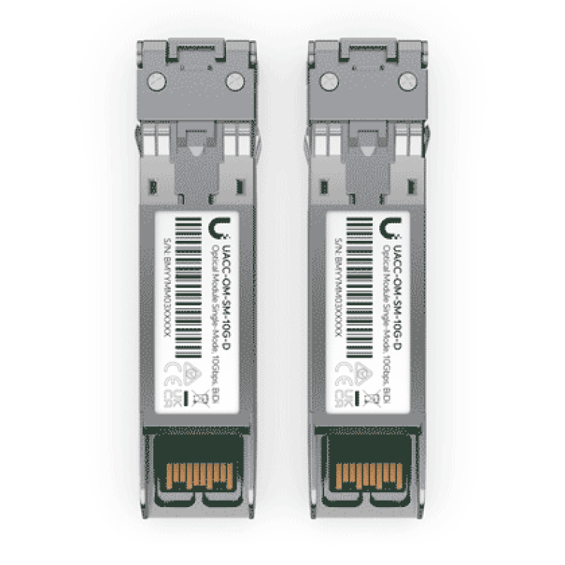 UFiber Módulo SFP 10G transceptor MiniGibic MonoModo 10 Gbps distancia 10 km conectores LC 2 hilos duplex paquete de 2 piezas image 4