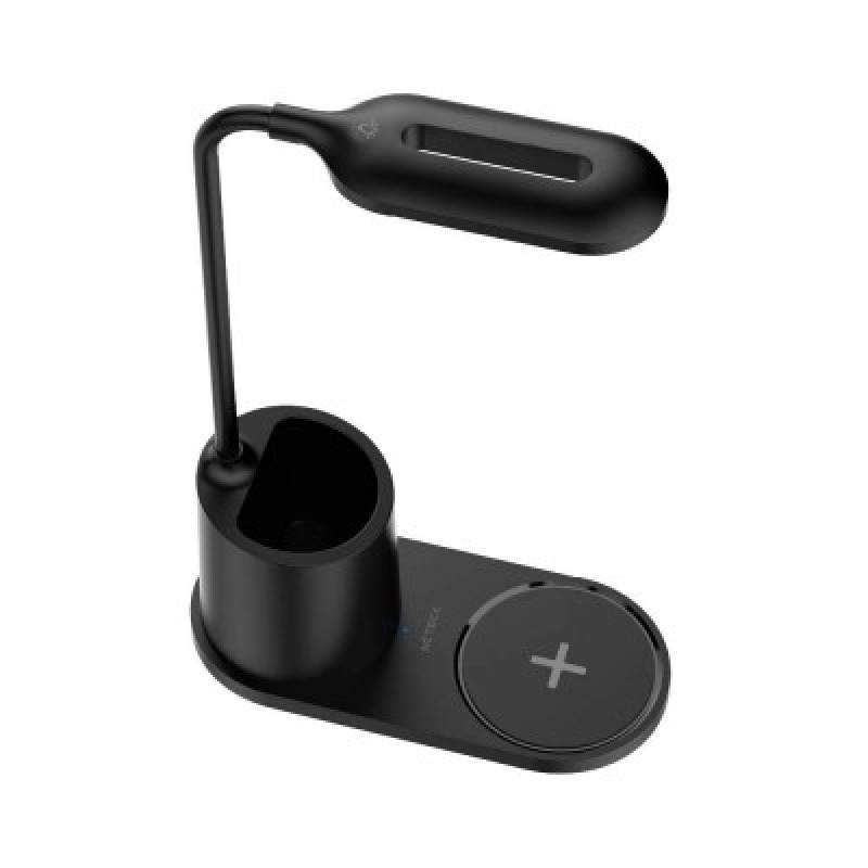 CARGADOR  ACTECK ENERGON LUMIMATE CI711 / INALAMBRICO QI / 15 W / APPLE - SAMSUNG / QI / 1 DISPOSITIVO / INCLUYE LAMPARA /  NEGRO / AC-937184 image 2