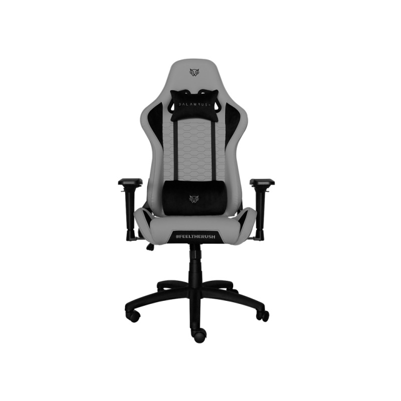 SILLA GAMER BALAM RUSH THUNDER RUSH V2 GRAY EDITION / TELA  / REPOSABRAZOS 4D / PISTON CLASE 4 / INCLINACION DE 90 A 180 GRADOS / MAXIMO 150 KG / NEGRO - GRIS / BR-932844 image 3