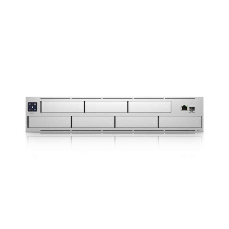 NVR PRO UniFi Protect con bahía  para 7 discos duros almacena hasta 20 cámaras 4k o 60 cámaras 1080p pantalla táctil image 4