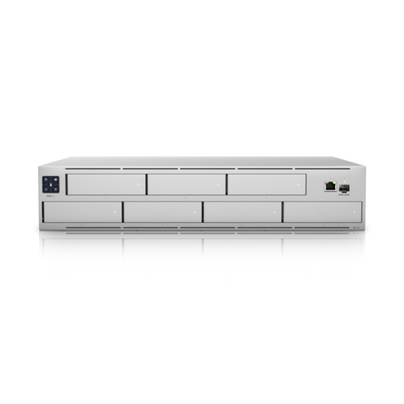 NVR PRO UniFi Protect con bahía  para 7 discos duros almacena hasta 20 cámaras 4k o 60 cámaras 1080p pantalla táctil image 5