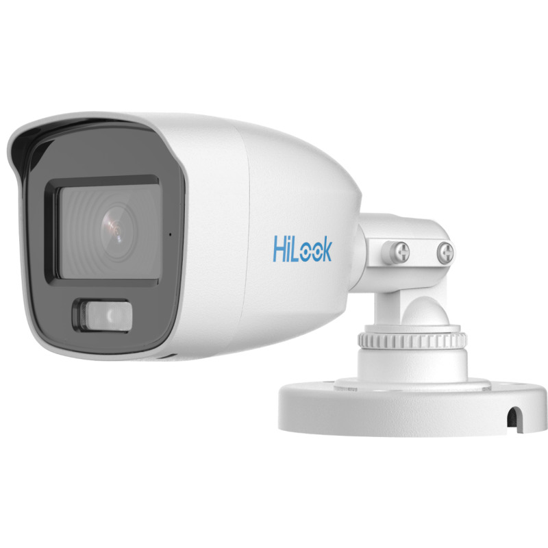 ColorVu Bala TURBOHD 2 Megapixel 1080p / Imagen a Color 24/7 / Lente 28 mm / Luz Blanca 20 mts / IP66 / Policarbonato / Microfono Integrado