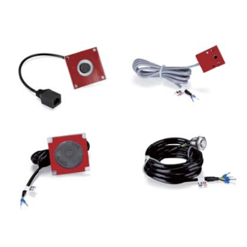 KIT de Accesorios para el modelo PA2F incluye cámara micrófono parlante y botón múltiples aplicaciones