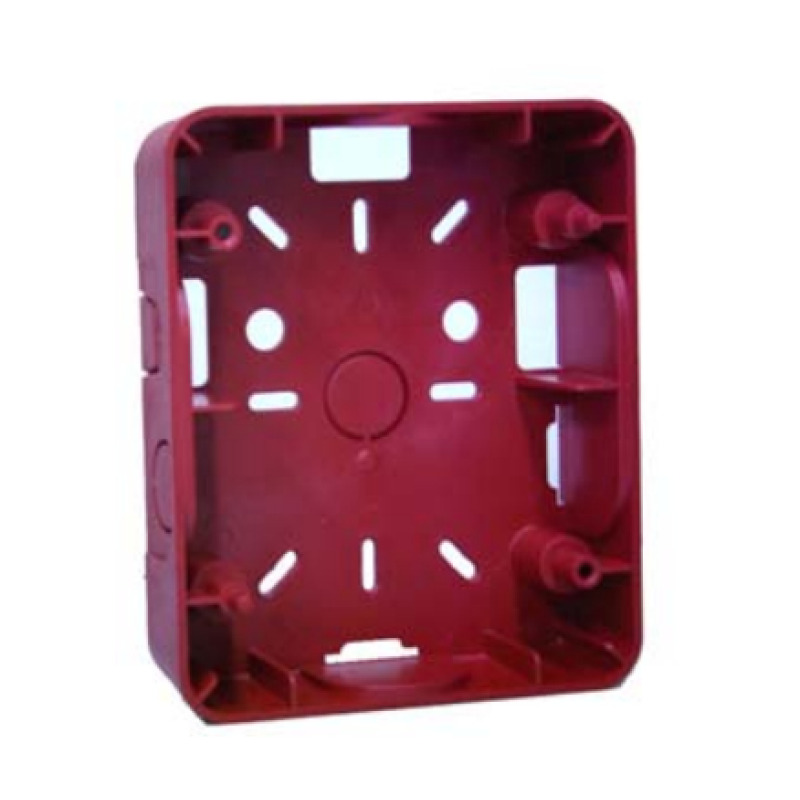 Caja Trasera Roja De Montaje Para Sirena/Estrobo Serie HE 050006360 De Hochiki