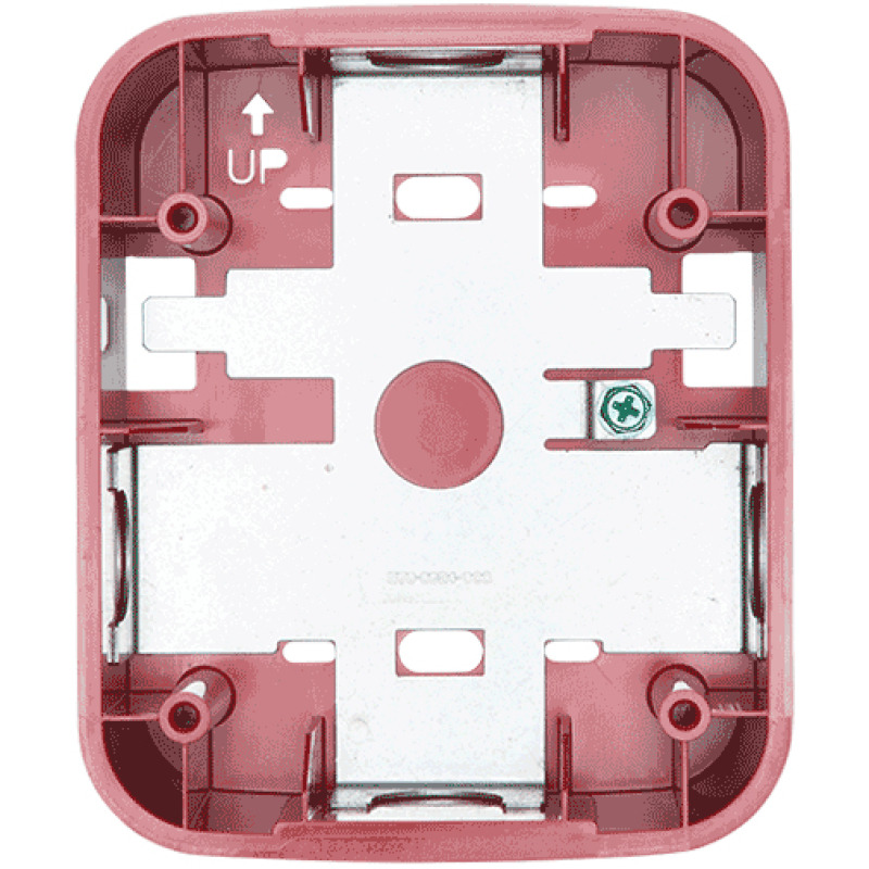 Caja de Montaje en Pared para Bocina y Bocina con Lampara Estroboscopica y para montaje en Techo de Bocinas Color Rojo image 4