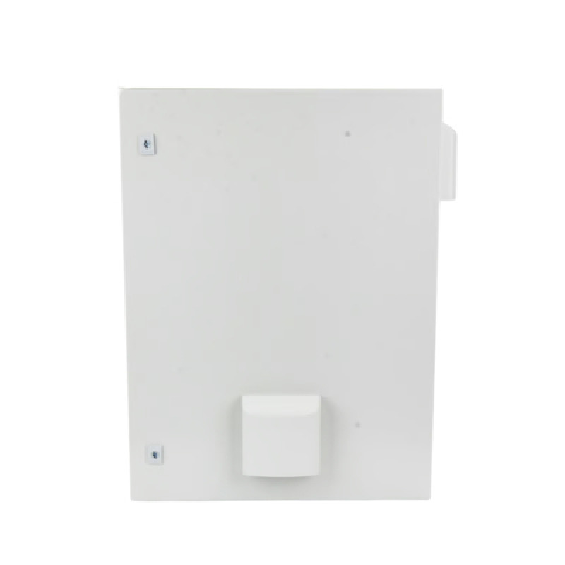 Gabinete Ventilado de Acero IP55 Uso en Exterior 500 x 700 x 250 mm con Placa Trasera Interior Metálica y Compuerta Inferior Atornillable Incluye Ventilador Ventilas filtros Chapas y Llave T