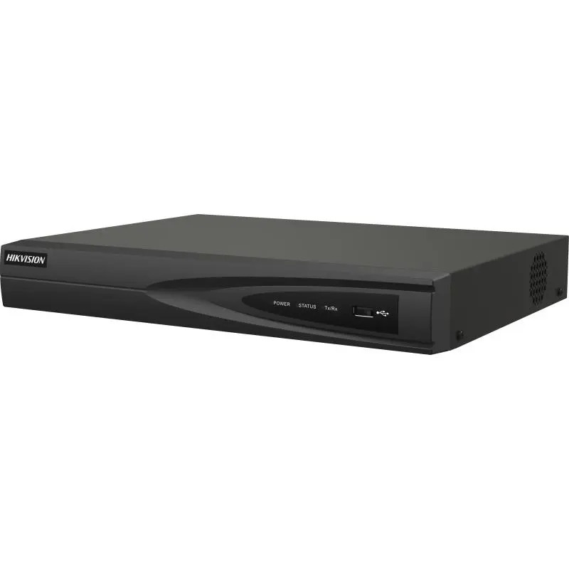 NVR 8 Megapixel 4K Compatible con Cámaras ACUSENSE / 4 canales IP / 4 Puertos PoE / 1 Bahía de Disco Duro / Salida de Vídeo en 4K / 300 Metros PoE Modo Extendido
