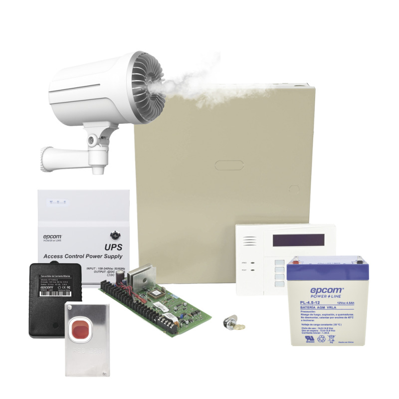 Kit de Panel de Alarma VISTA48LA con Generador de Niebla SF501P / Todo incluido 