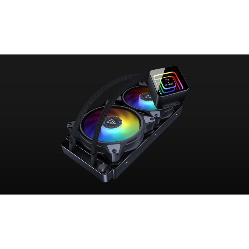 DISIPADOR DE ENFRIAMIENTO LIQUIDO OCELOT MODELO OEL240. 240MM AIO RGB INTEL SOCKET LGA/ 2011/1366/115X/775/1700 CPU AMD AM3/AM3/AM2/AM2/AM4 CPU APUS 696946