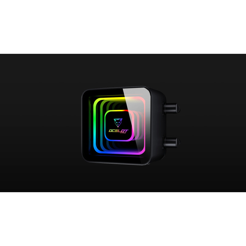 DISIPADOR DE ENFRIAMIENTO LIQUIDO OCELOT MODELO OEL240. 240MM AIO RGB INTEL SOCKET LGA/ 2011/1366/115X/775/1700 CPU AMD AM3/AM3/AM2/AM2/AM4 CPU APUS 696946 image 2
