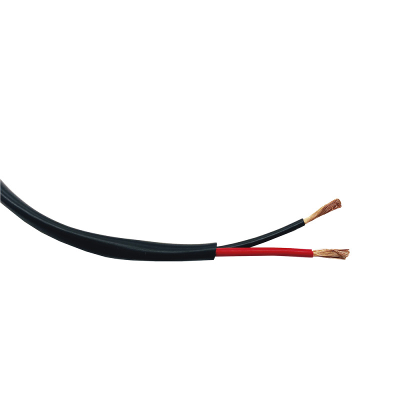 Bobina de 152 Metros / 18AWG 2 Conductores / Cable Profesional de ALTA FIDELIDAD 100 Cobre / Exterior / Direct Burial / Color Negro / Para Aplicaciones de Audio Control de Acceso y Automatización
