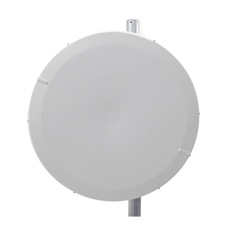 Antena Direccional de Alto Rendimiento/ Parábola profunda para mayor aislamiento al ruido / 29 dBi / 49  64 GHz / Conector de guía de onda para radios B5x y C5x / Fácil Montaje y Soporte de acero inoxidable / Radomo Incluido