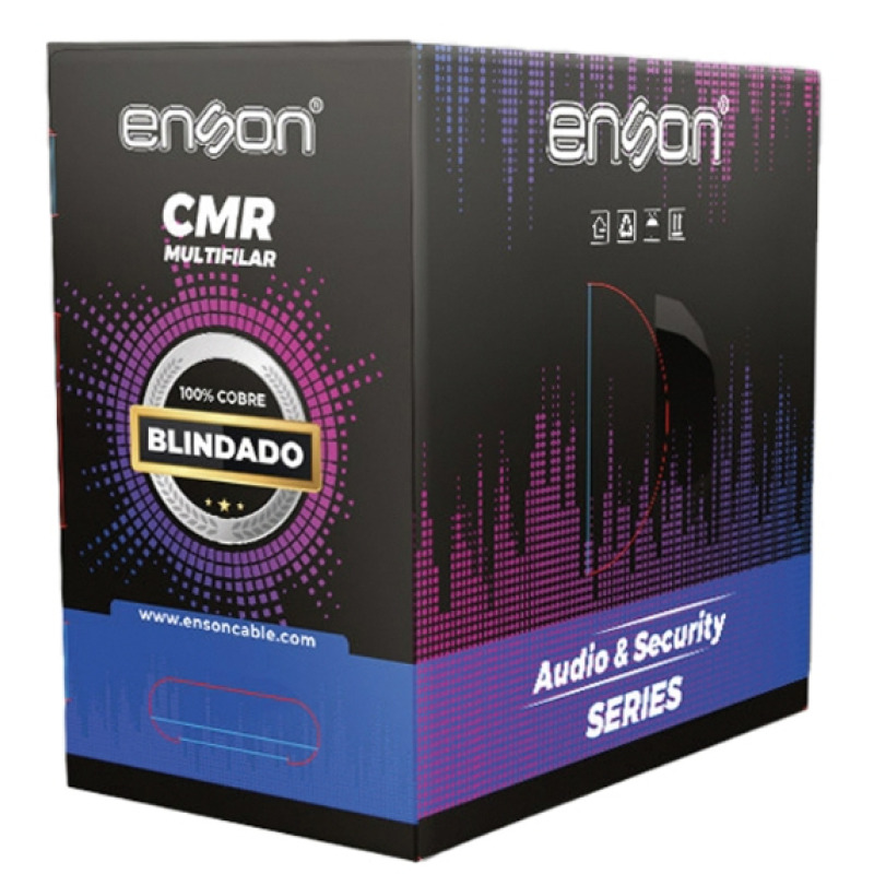 Enson EPRO-5300 cable de audio 305 m Negro, Rojo