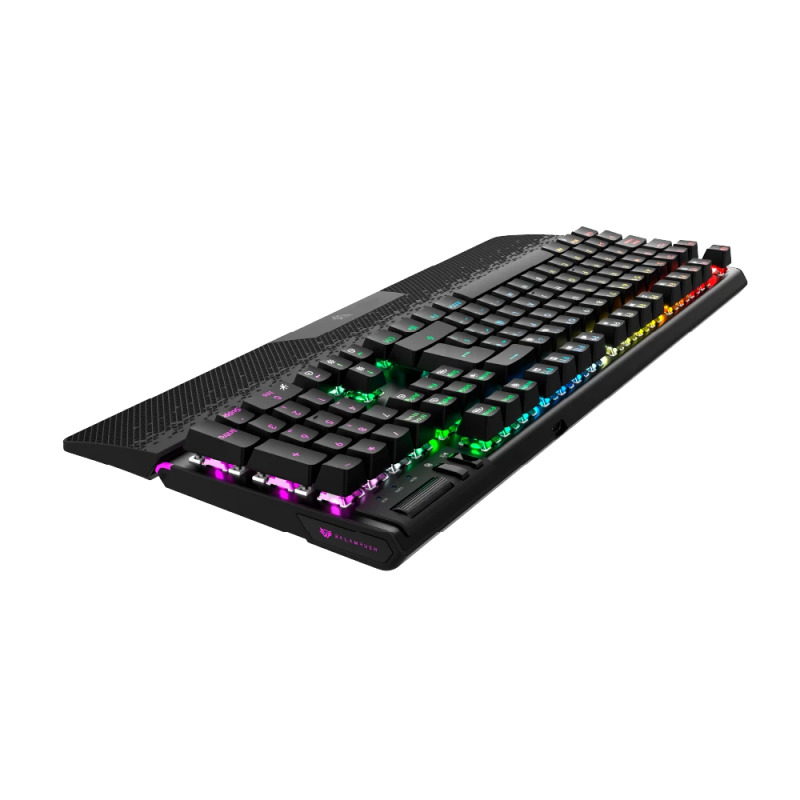 TECLADO GAMER BALAM RUSH DOMINATE EXPERT GK979 / MECANICO / ALAMBRICO / MULTIMEDIA / ILUMINACION RGB / ANTI-GHOSTING / 105 TECLAS/ ESPAÑOL / NEGRO / BR-936781 image 4