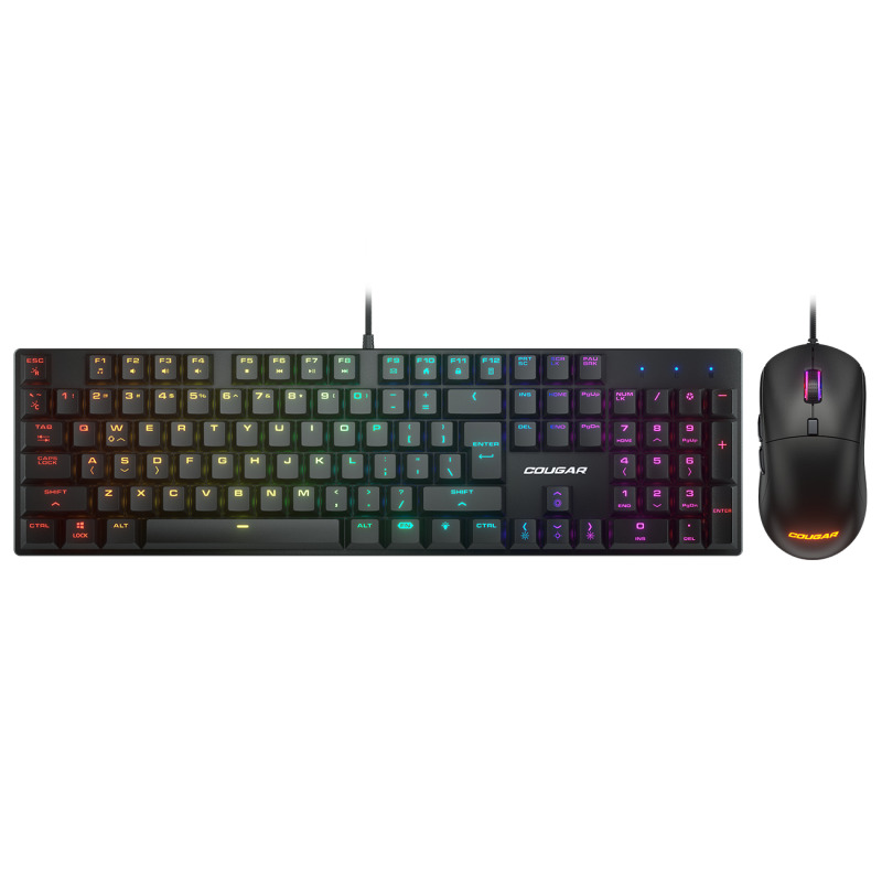 KIT COUGAR TECLADO/MOUSE COMBAT