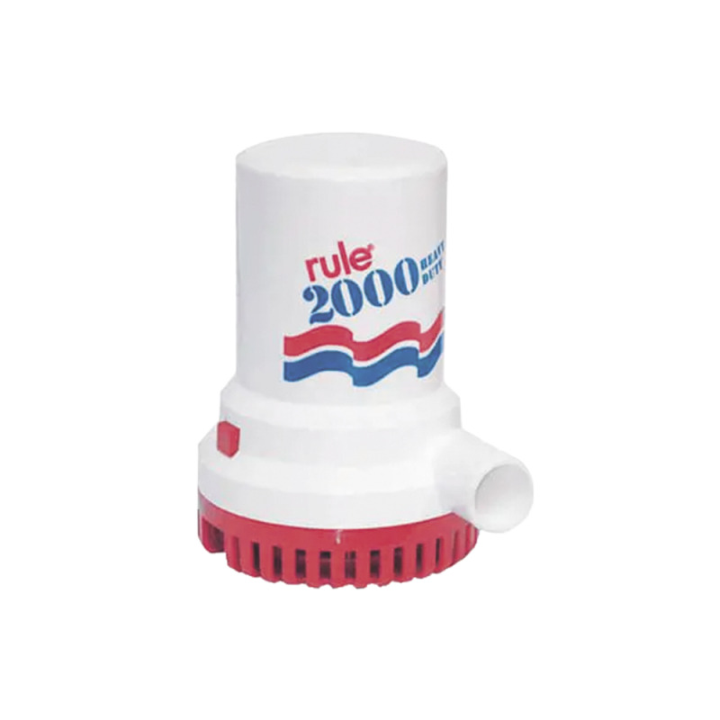 Bomba sumergible de achique de 2000 galones por hora a 12 Volts de corriente directa