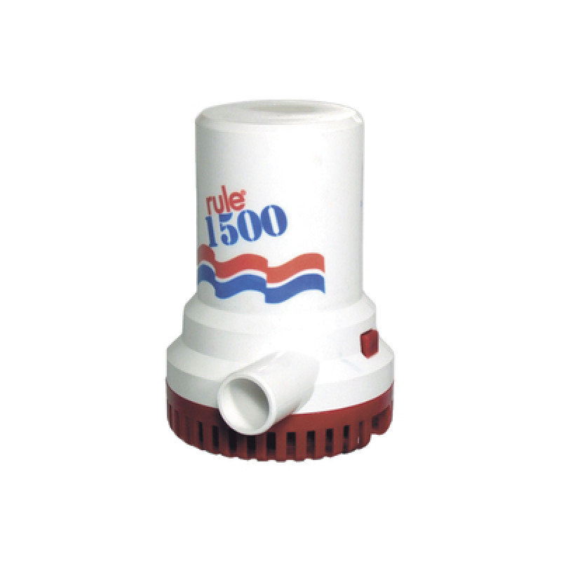 Bomba sumergible de achique de 1500 galones por hora a 12 Volts de corriente directa