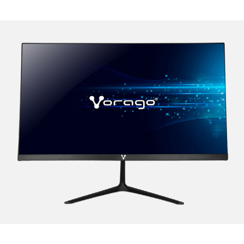 MONITOR VORAGO LED-W21-300-V4 21.5" WIDE FRAMELESS NEGRO VGA HDMI