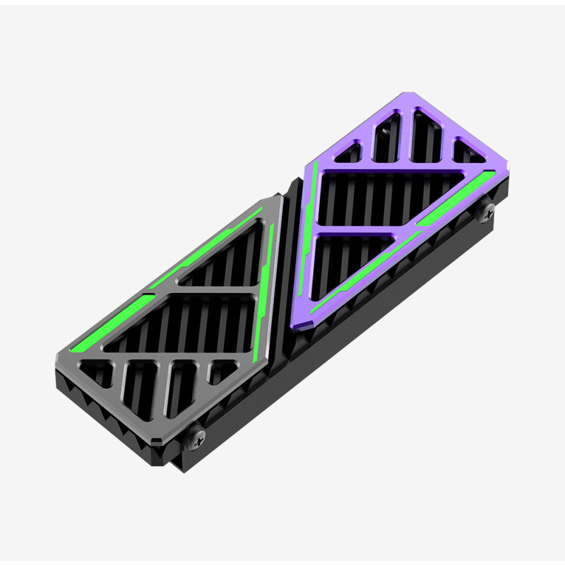 Disipador de Calor para SSD M2 / Aleación de Aluminio / Fácil de Instalar / Compatible con Computadoras de Escritorio y PS5