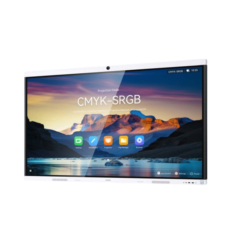 HUAWEI IdeaHub B3 Pantalla interactiva para Colaboración Inteligente 75 4K UHD Harmony WiFi 6 Seguimiento de Voz BYOM Administración desde la Nube Gratis blanco Jade