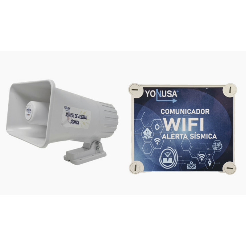 KIT de Alertamiento SISMICO con Audio Oficial SASMEX por WIFI