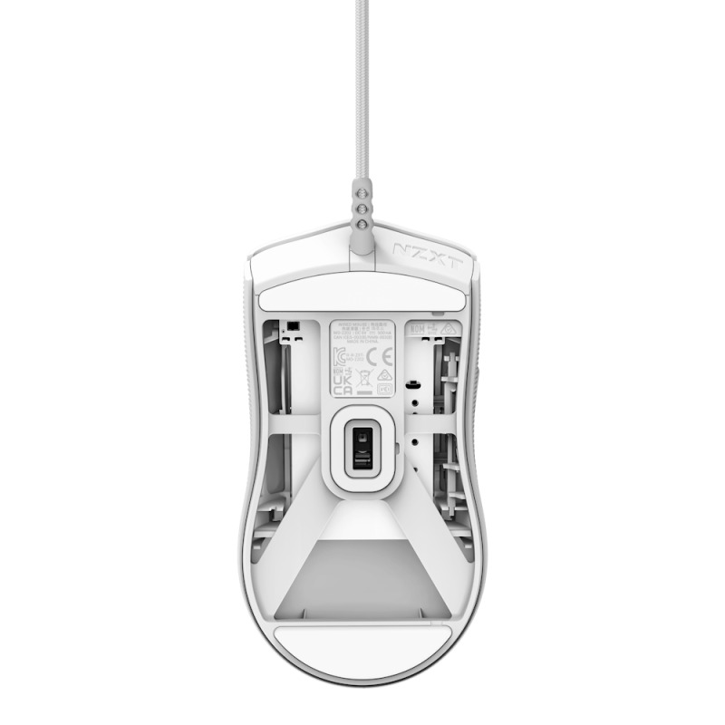 MOUSE GAMER NZXT LIFT 2 SYMM / BLANCO / SENSOR PIXART PMW3395 / 100 MILLONES DE CLICKS / 26,000 DPI image 3