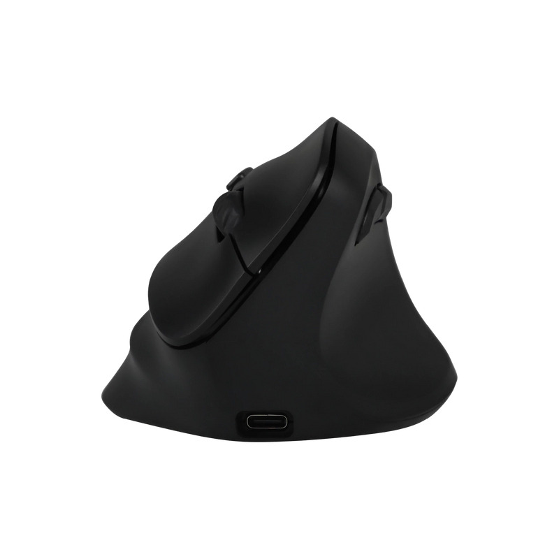 MOUSE ACTECK VIRTUOS FITT MI520 / ERGONOMICO / VERTICAL / INALAMBRICO / DUAL BLUETOOTH ADAPTADOR USB / 2400 DPI / RECARGABLE / NEGRO / AC-936224 image 4