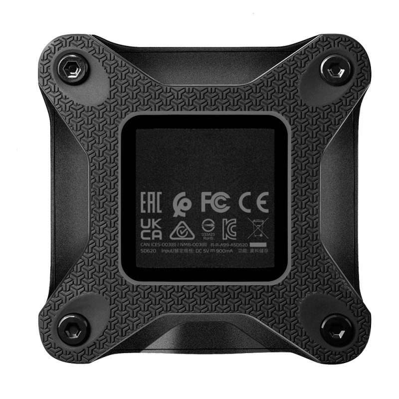 ESTADO SOLIDO EXTERNO ADATA, SD620-1TBGB USB 3.2 GEN 2, 520/460 MBS(LECTURA/ESCRITURA) NEGRO image 6